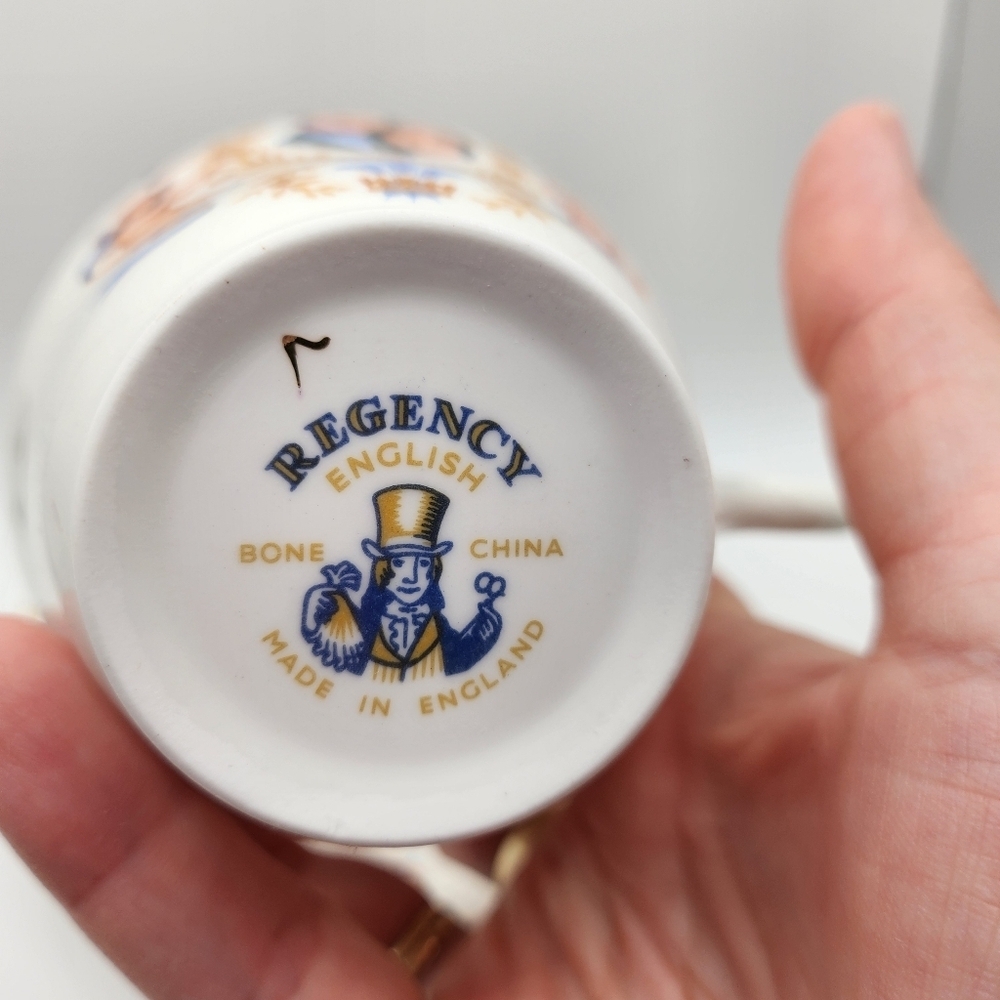 Prince Charles Lady Diana Bone China Teacup & Saucer 1983 Universary Games - Picture 12 of 14